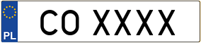 Truck License Plate